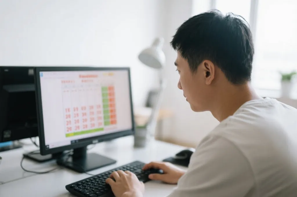 用户在电脑上查询开奖